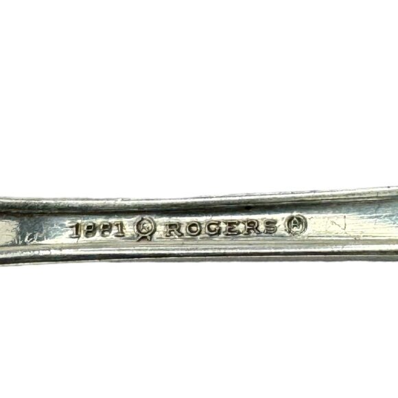 DELMAR / DEL MAR - 1881 Rogers Oneida Silverplate Silverware / Flatware Set of 6 - Picture 6 of 12